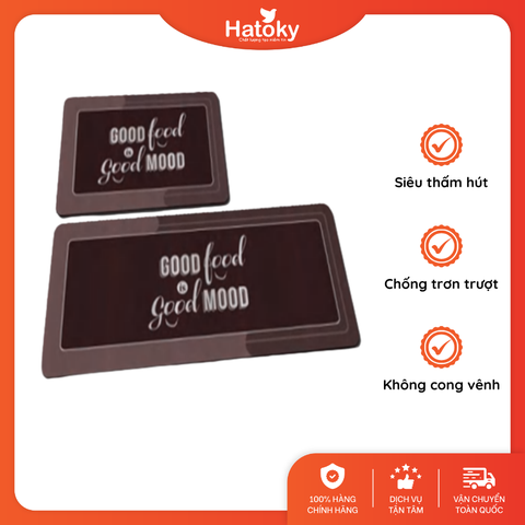 Thảm nhà bếp siêu thấm chống trơn trượt CS-1159 75x45cm