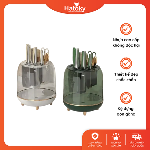 Kệ dao kéo nhà bếp - Màu Xanh