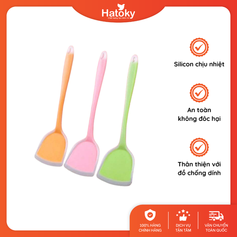 Muỗng đảo silicon cao cấp 3896 - Xanh