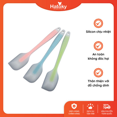 Muỗng đảo silicon 3898 - Xanh