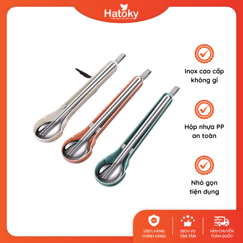 Set đũa thìa văn phòng 3925 – Gọn nhẹ, tiện dụng