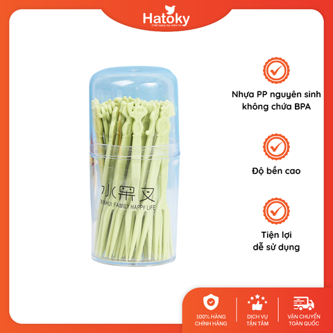 Hộp 30 dĩa ăn hoa quả RX007