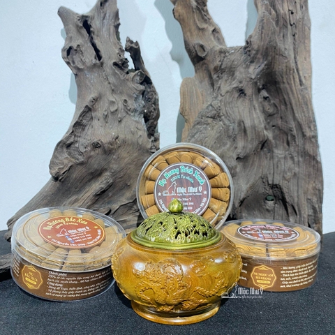 Set thanh tịnh (combo gồm 1 lư xông + 1 hộp nụ loại bất kì)