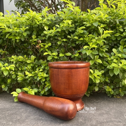 Cối gỗ Nhãn (size to) xuất khẩu