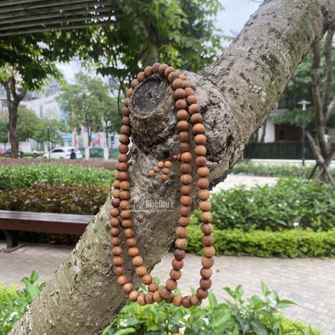 Vòng tràng 108 hạt 10 ly gỗ Ngọc Am chìm thơm