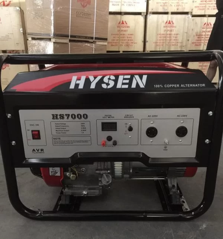 Máy phát điện xăng đồng bộ HS7000E ( 5 – 5.5kw)