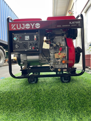 MÁY PHÁT ĐIỆN DẦU ĐỒNG BỘ KJ6700E (5KW) KUJOYO - Không chống ồn
