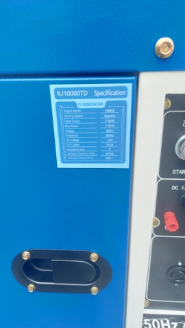 Máy phát điện dầu đồng bộ  KJ10000TD ( 7kw) KUJOYO