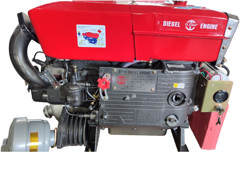 Động cơ diesel S1115M (D24  đề) VIKYQ.CHAI