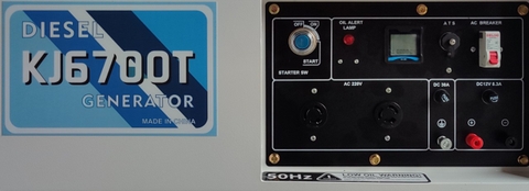 Máy phát điện dầu đồng bộ  KJ6700T ( 5kw) KUJOYO