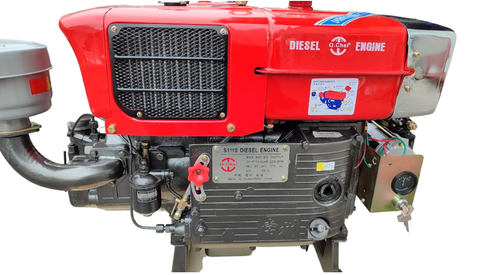Động cơ diesel S1110NM (D20 gió đề ) VIKYQ.CHAI