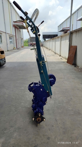 DÀN XỚI GL91 XÍCH PULY 3 RÃNH  ( Màu xanh)