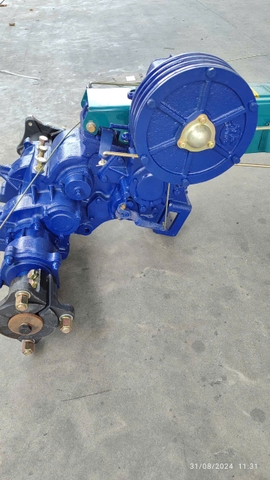 DÀN XỚI GL91 XÍCH PULY 3 RÃNH  ( Màu xanh)