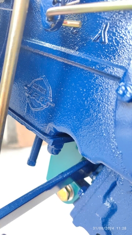 DÀN XỚI GL91 XÍCH PULY 3 RÃNH  ( Màu xanh)