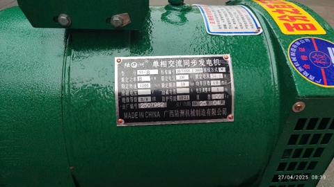 CỦ PHÁT ĐIỆN 8kw (1pha)