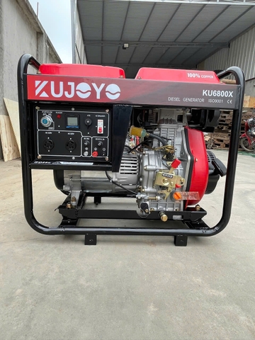 MÁY PHÁT ĐIỆN DẦU ĐỒNG BỘ KJ6800X (5KW) KUJOYO - Không chống ồn