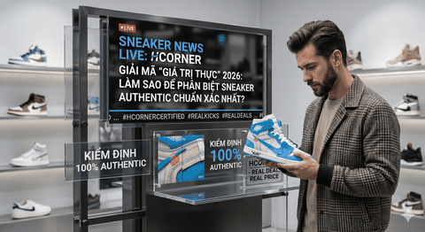 HCORNER: GIẢI MÃ SỨC HÚT CỦA PHÂN KHÚC SNEAKER GIÁ TRỊ THỰC TRONG NĂM 2026