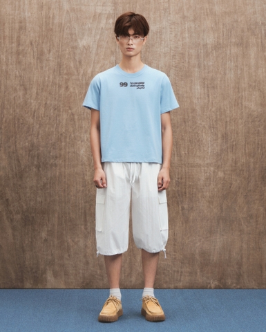 Capri Parachute Pants - Off-white