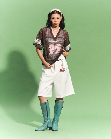 Essential Relaxed Khaki Shorts - Off-white