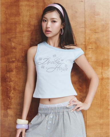 Pixel Ringer Tee - White