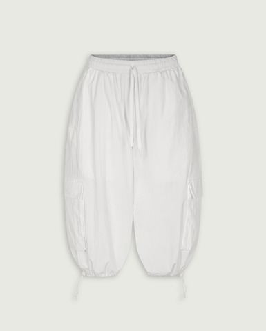 Capri Parachute Pants - Off-white
