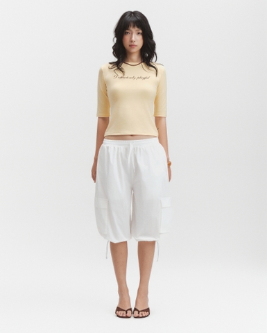 Contour Tee - Butter Yellow