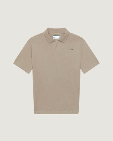 Scripted Laid-back Polo - Cafe