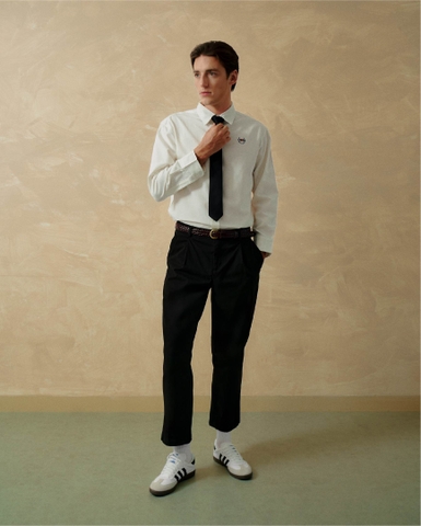 Crest Essential Oxford Shirt - Smoke