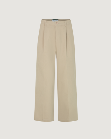 Khaki Essential Straight Pants - Sand