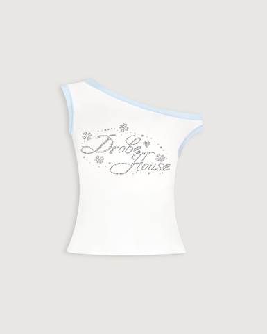 Pixel Ringer Tee - White