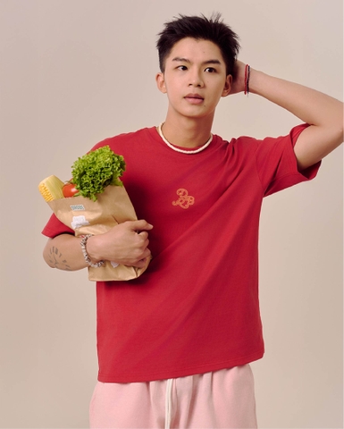 DRB Rope Tee - Crimson