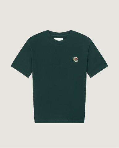 Floret Essential Boxy Tee - Pine Green
