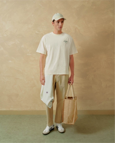 Racquets Boxy Tee - Cream