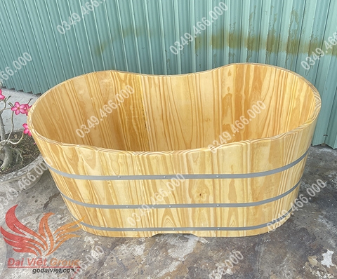 Bồn Tắm Gỗ Bầu Dục