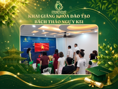 🎓 KHAI GIẢNG KHÓA K51 – KHỞI ĐẦU HÀNH TRÌNH GÌN GIỮ TINH HOA ĐÔNG Y
