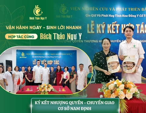 LỄ KÝ KẾT HỢP TÁC BÁCH THẢO NGỰ Y NAM ĐỊNH
