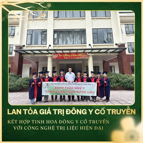 Học Viên Bách Thảo Ngự Y Trải Nghiệm Thực Tế Tại Vườn Dược Liệu