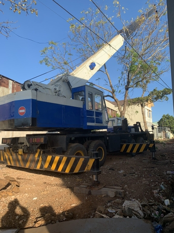 Cần cẩu bánh lốp 45T