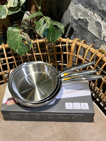 Chảo rán inox kailer size 26cm model : Trimax KL-2619