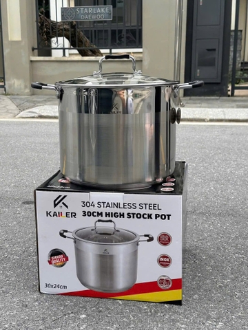 Nồi luộc gà 19l Kailer size 32cm, KL-3202