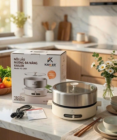 NỒI LẨU - NƯỚNG ĐA NĂNG KAILER KL-LN01