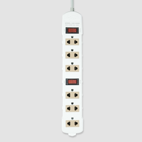Ổ cắm điện Honjianda mã 09 - công suất tối đa 2.500W, dây dài 3m