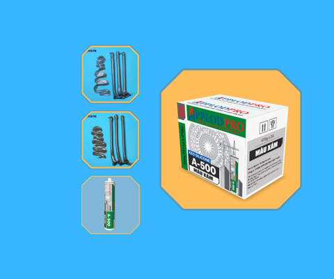 KEO SILICONE APPLOD PRO A500 MÀU XÁM, NÂU (24 chai/Thùng)