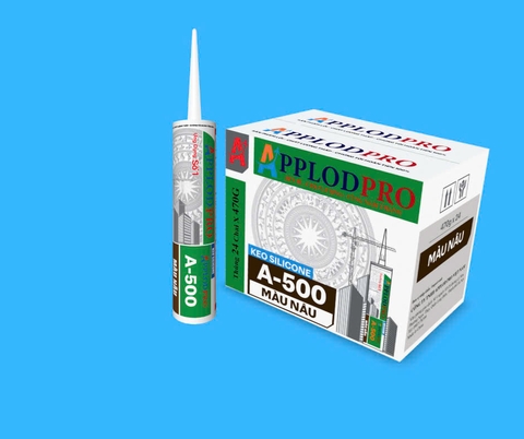 KEO SILICONE APPLOD PRO A500 MÀU XÁM, NÂU (24 chai/Thùng)