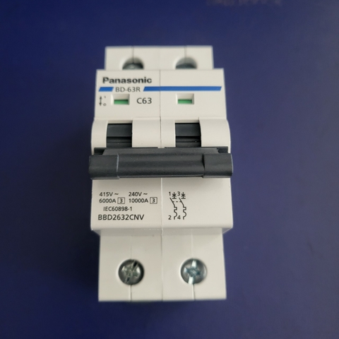 MCB cầu dao tự động 2P 63A