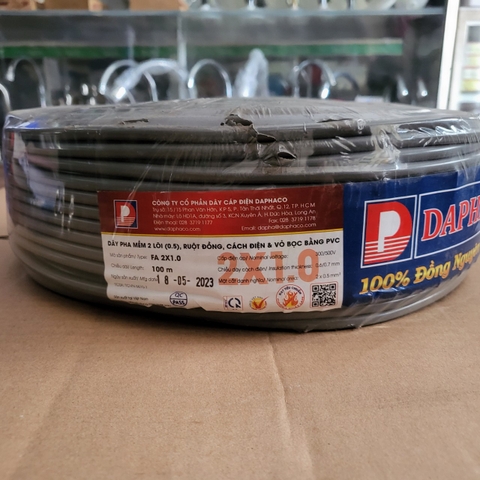 Cáp bọc nhựa Daphaco 2X10