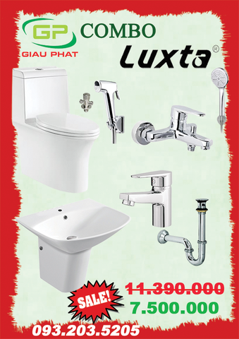 Combo thiết bị vệ sinh LUXTA