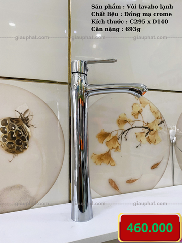 Vòi Lavabo Lạnh Gật Gù VL007 cao 30cm