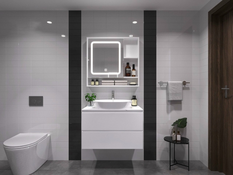 Tủ Lavabo Nhựa PVC Cao Cấp 800mm