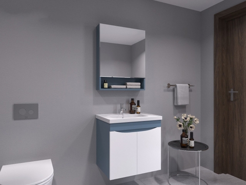 Tủ Lavabo Nhựa PVC Cao Cấp 600mm